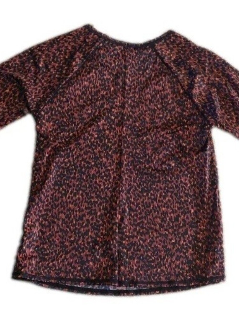 All In Motion Women's Long Sleeve Swim Rash Guard Top Animal Print Medium 8-10